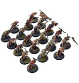 Games Workshop SKAVEN 20 Clanrats #5 WELL PAINTED Broken & Missing Bits Warhammer Sigmar
