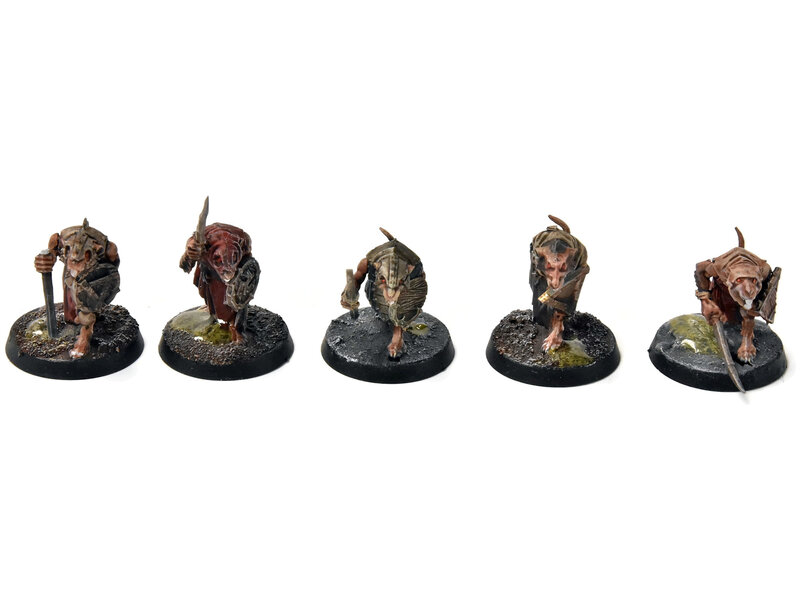 Games Workshop SKAVEN 20 Clanrats #5 WELL PAINTED Broken & Missing Bits Warhammer Sigmar