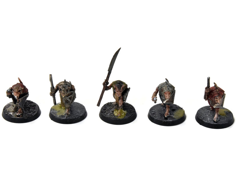 Games Workshop SKAVEN 20 Clanrats #5 WELL PAINTED Broken & Missing Bits Warhammer Sigmar