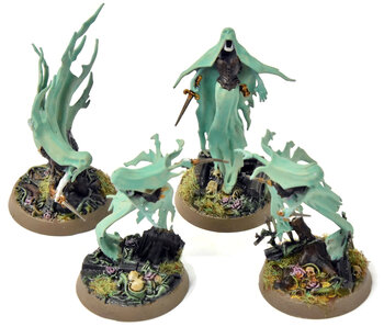 NIGHTHAUNT 4 Myrmourn Banshees #2 WELL PAINTED Warhammer Sigmar