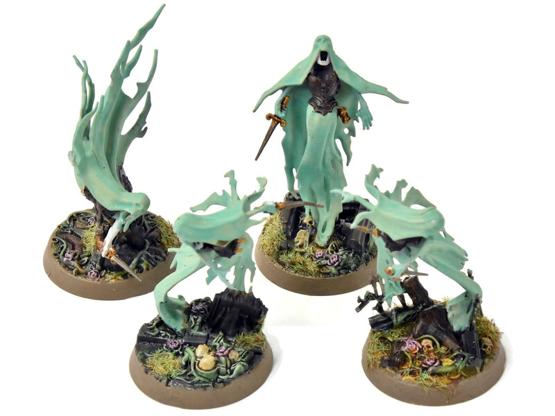 Games Workshop NIGHTHAUNT 4 Myrmourn Banshees #2 WELL PAINTED Warhammer Sigmar