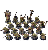 Games Workshop SKAVEN 20 Plague Monks #1 WELL PAINTED Warhammer Sigmar
