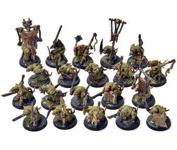 SKAVEN 20 Plague Monks #1 WELL PAINTED Warhammer Sigmar