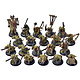 SKAVEN 20 Plague Monks #1 WELL PAINTED Warhammer Sigmar
