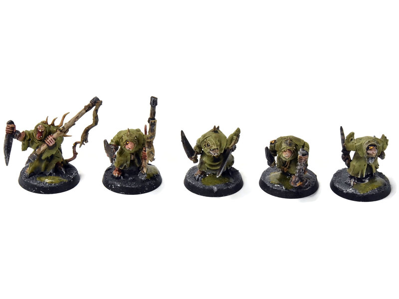 Games Workshop SKAVEN 20 Plague Monks #1 WELL PAINTED Warhammer Sigmar
