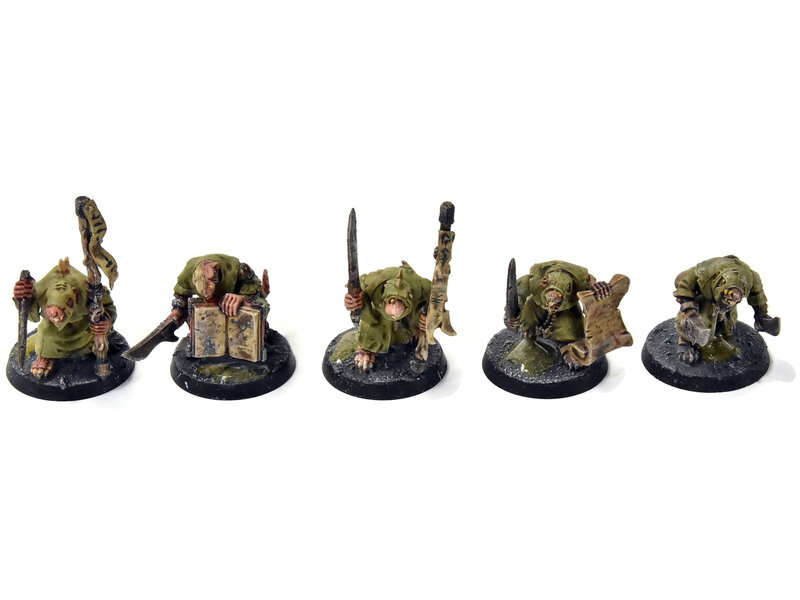 Games Workshop SKAVEN 20 Plague Monks #1 WELL PAINTED Warhammer Sigmar