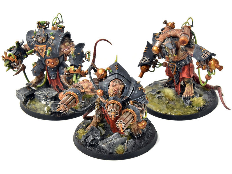 Games Workshop SKAVEN 3 Stormfiends #1 WELL PAINTED Warhammer Sigmar