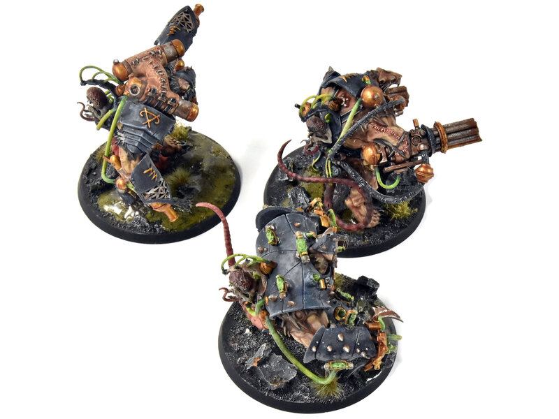 Games Workshop SKAVEN 3 Stormfiends #1 WELL PAINTED Warhammer Sigmar