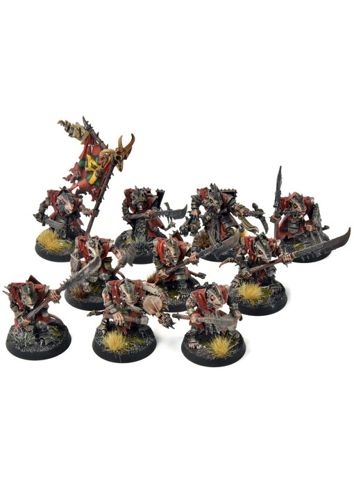 SKAVEN 10 Stormvermin #1 WELL PAINTED Warhammer Sigmar