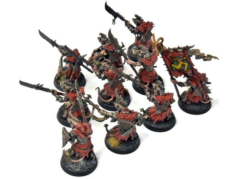 Games Workshop SKAVEN 10 Stormvermin #1 WELL PAINTED Warhammer Sigmar
