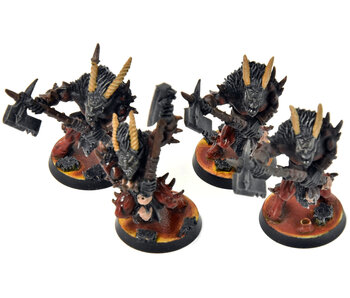 CHAOS DAEMONS 4 Bloodletters #3 Classic METAL Warhammer 40K