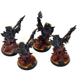 Games Workshop CHAOS DAEMONS 4 Bloodletters #3 Classic METAL Warhammer 40K