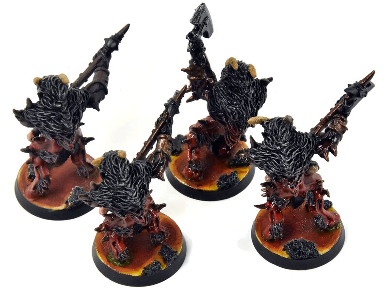 Games Workshop CHAOS DAEMONS 4 Bloodletters #3 Classic METAL Warhammer 40K