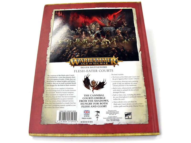 Games Workshop FLESH-EATER COURTS Battletome Good Condition Warhammer Sigmar