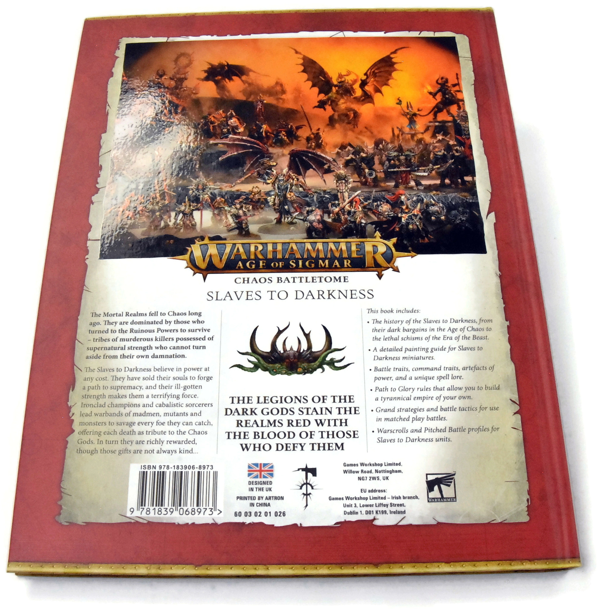 Warhammer Age Of Sigmar Battletome: Slaves To Darkness - 4th Edition 2024