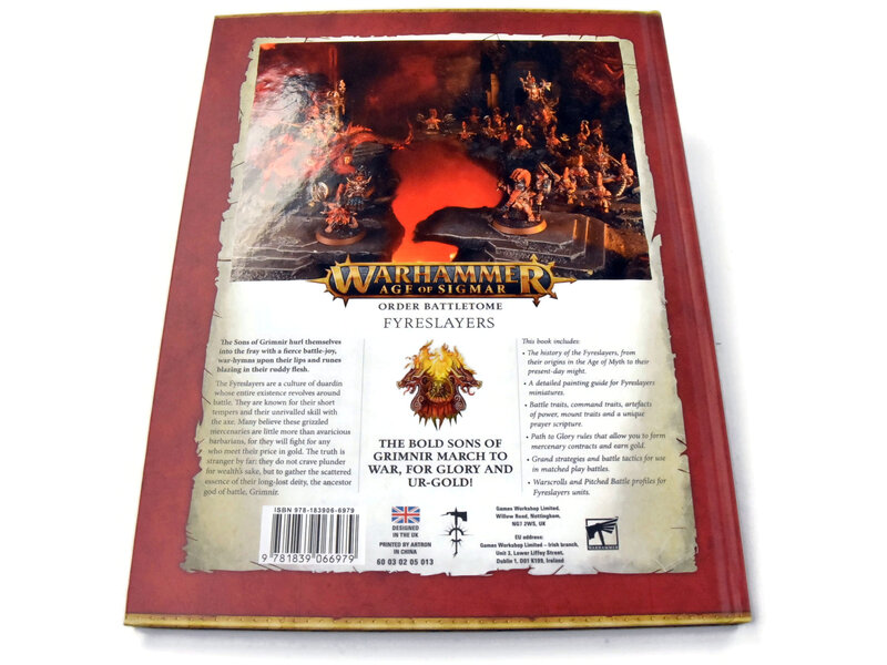 Games Workshop FYRESLAYERS Battletome Good Condition Warhammer Sigmar Book