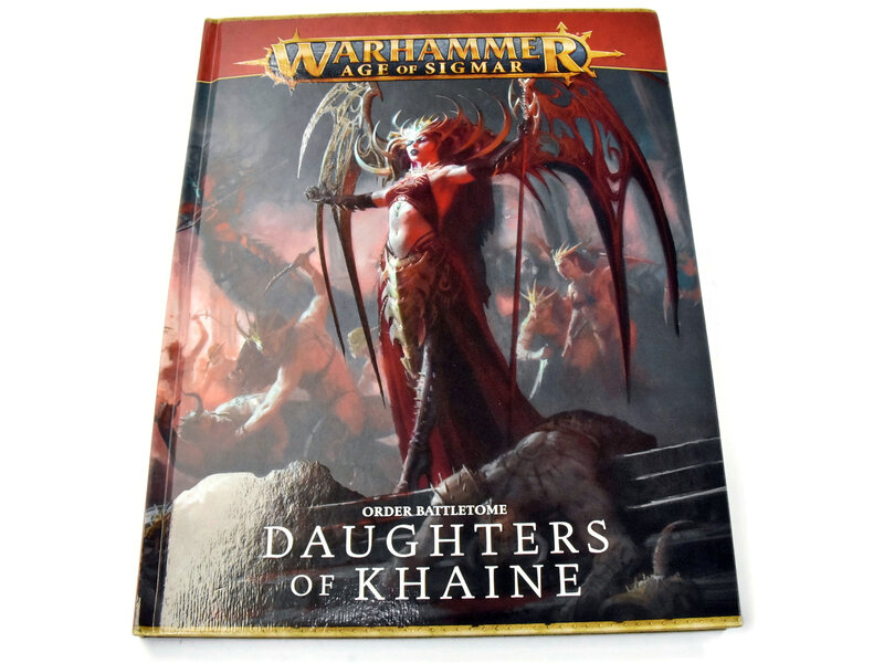 Games Workshop DAUGHTERS OF KHAINE Battletome Good Condition Warhammer Sigmar Book