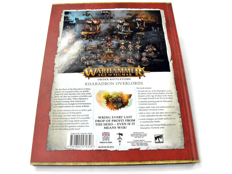 Games Workshop KHARADRON OVERLORDS Battletome Good Condition Warhammer Sigmar Book
