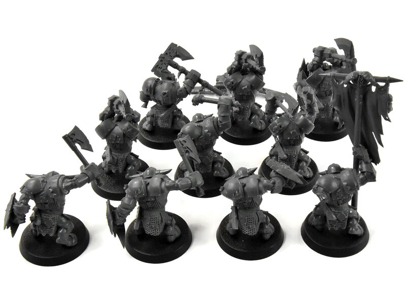 Games Workshop ORRUK WARCLANS 10 Ardboyz #2 Old Sculpt Warhammer Sigmar