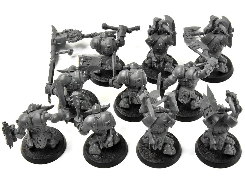 Games Workshop ORRUK WARCLANS 10 Ardboyz #1 Old Sculpt Warhammer Sigmar