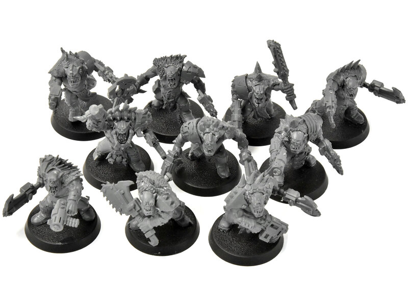 Games Workshop ORKS 10 Beast Snagga Boyz #1 Warhammer Sigmar