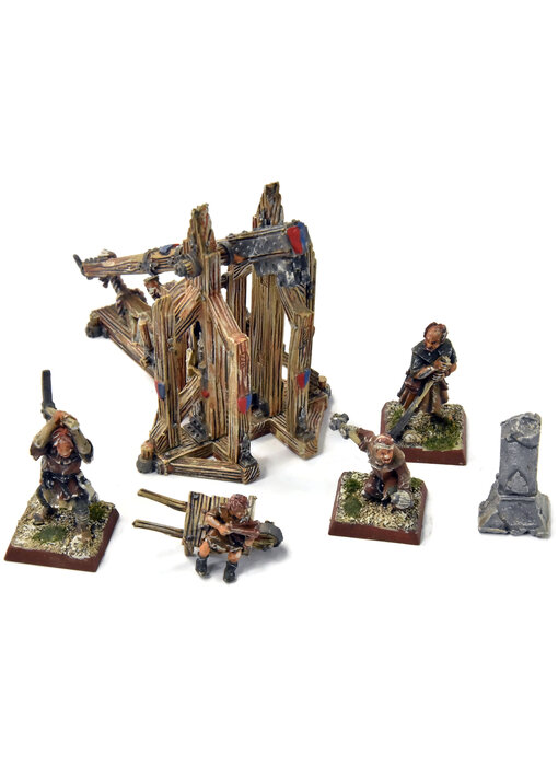 BRETONNIA 5 FIELD TREBUCHET #1 Warhammer Fantasy Old World METAL Missing Bits
