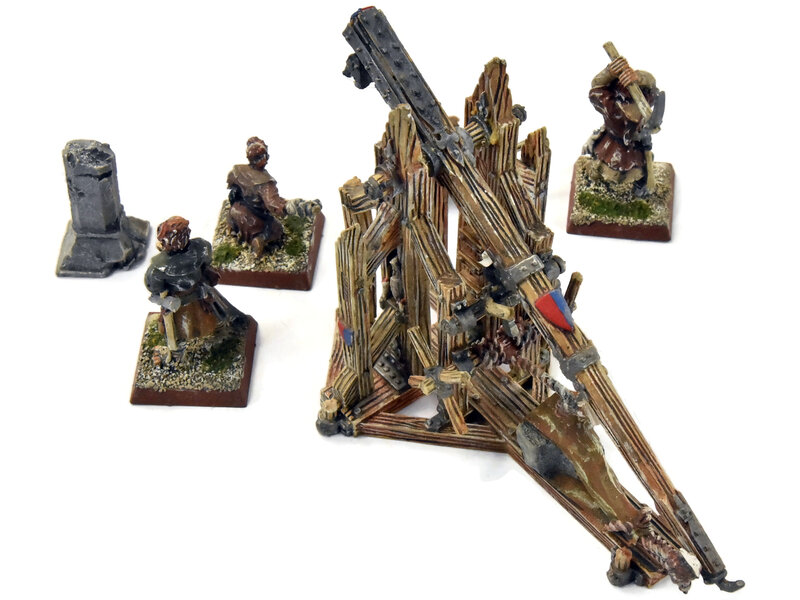 Games Workshop BRETONNIA 5 FIELD TREBUCHET #1 Warhammer Fantasy Old World METAL Missing Bits