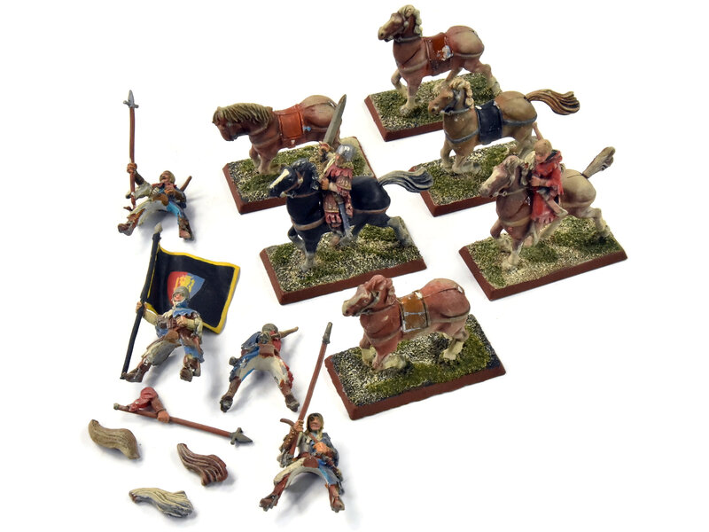 Games Workshop BRETONNIA 6 Mounted Yeomen #1 Warhammer Fantasy Old World