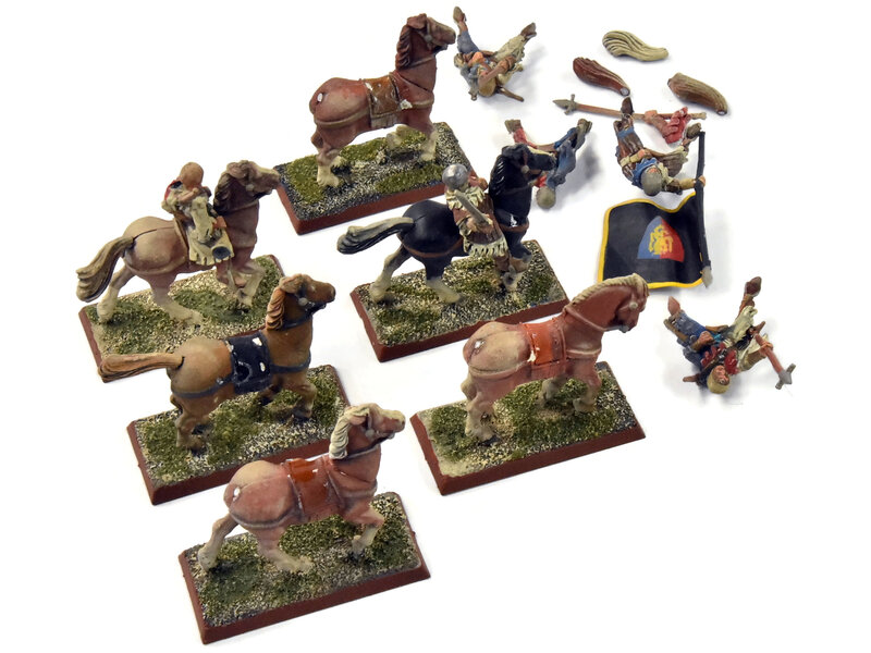 Games Workshop BRETONNIA 6 Mounted Yeomen #1 Warhammer Fantasy Old World