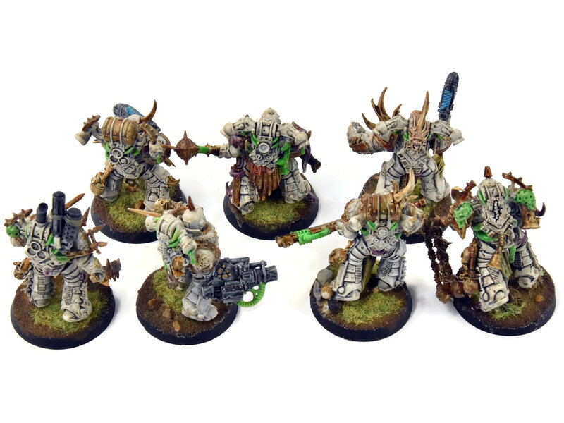 Games Workshop DEATH GUARD 7 Plague Marines #3 Warhammer 40K