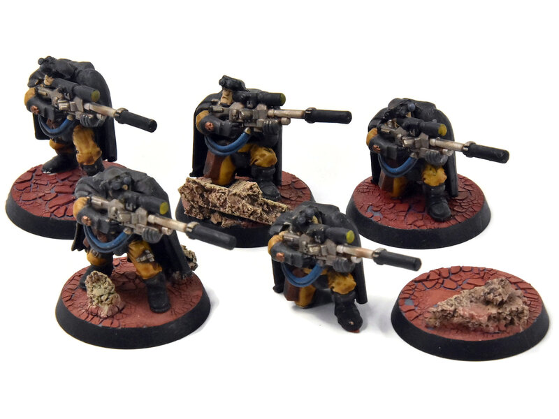 Games Workshop SPACE MARINES 5 Scouts with Sniper Rifles #1 Warhammer 40K