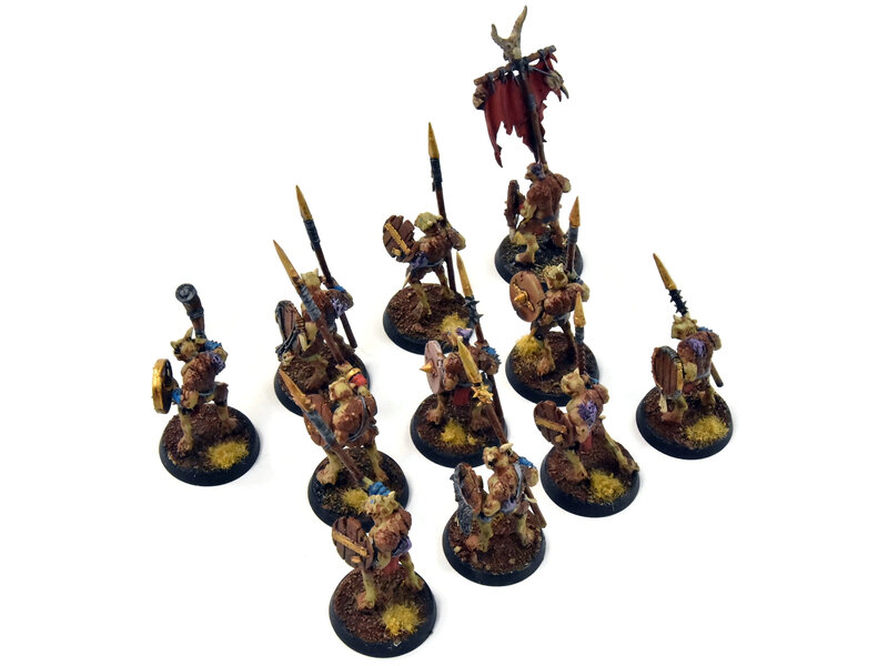 Games Workshop BEAST OF CHAOS 10 Ungors #1 WELL PAINTED Warhammer Sigmar