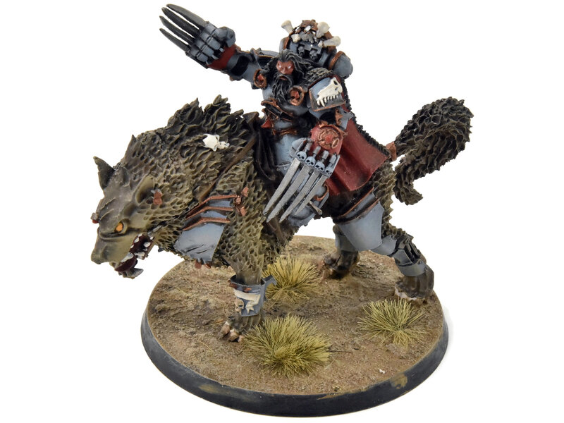 Games Workshop SPACE WOLVES Canis Wolfborn #1 WELL PAINTED Warhammer 40K