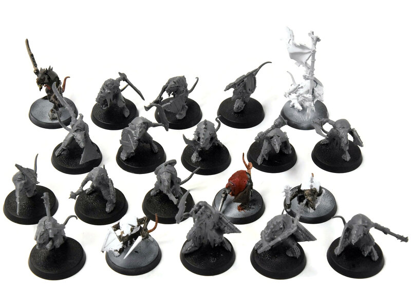Games Workshop SKAVEN 20 Clanrats #1 Warhammer Sigmar Skaventide