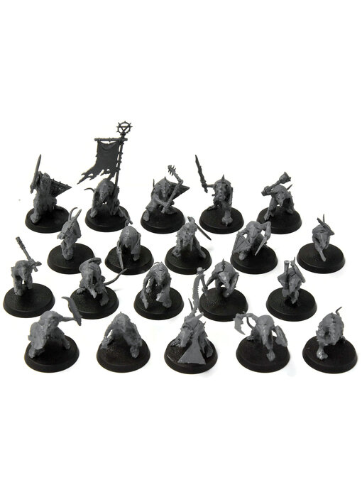SKAVEN 20 Clanrats #2 Warhammer Sigmar Skaventide
