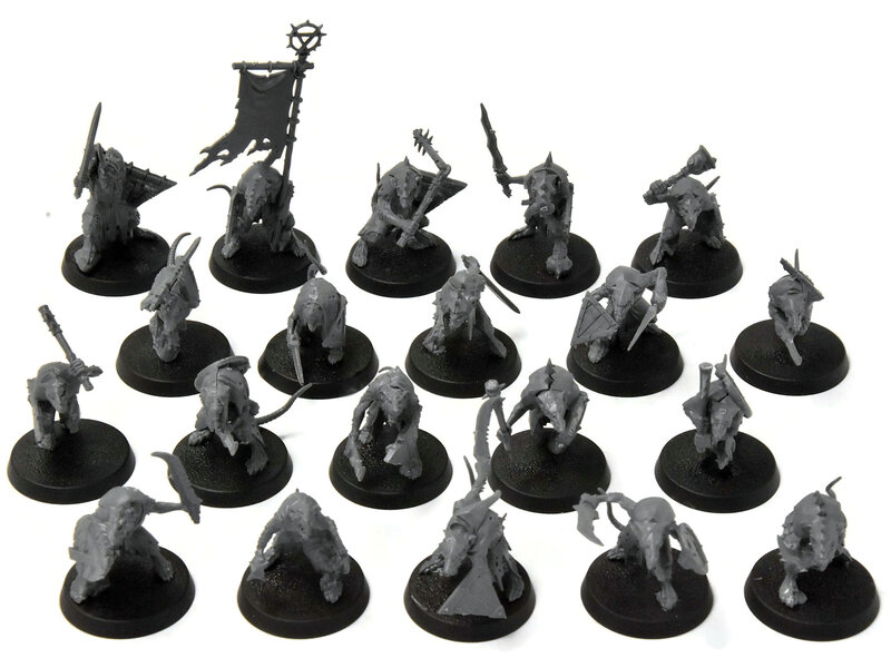 Games Workshop SKAVEN 20 Clanrats #2 Warhammer Sigmar Skaventide