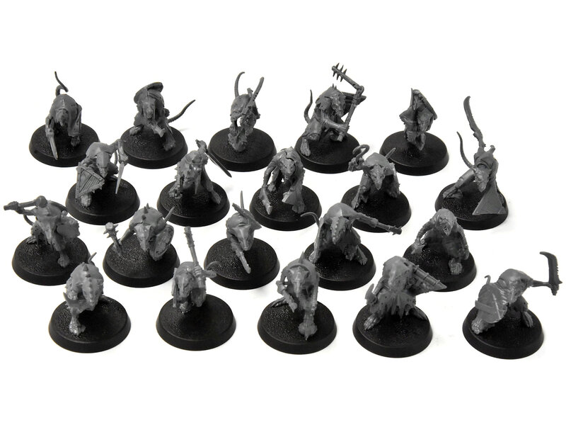 Games Workshop SKAVEN 20 Clanrats #4 Warhammer Sigmar Skaventide