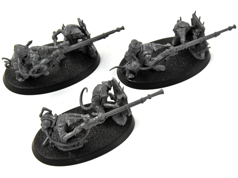 Games Workshop SKAVEN 3 Warplock Jezzails #2 Warhammer Sigmar Skaventide