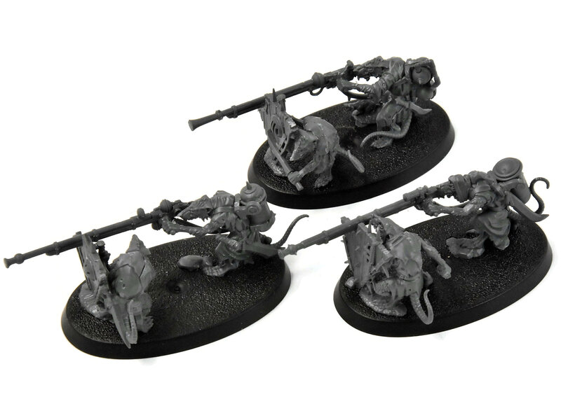 Games Workshop SKAVEN 3 Warplock Jezzails #2 Warhammer Sigmar Skaventide