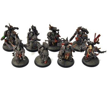 DEATH GUARD 8 Plague Marines #2 Warhammer 40K WELL PAINTED