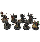 Games Workshop DEATH GUARD 8 Plague Marines #2 Warhammer 40K WELL PAINTED