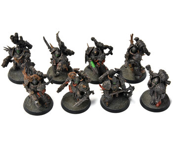 DEATH GUARD 8 Plague Marines #1 Warhammer 40K WELL PAINTED