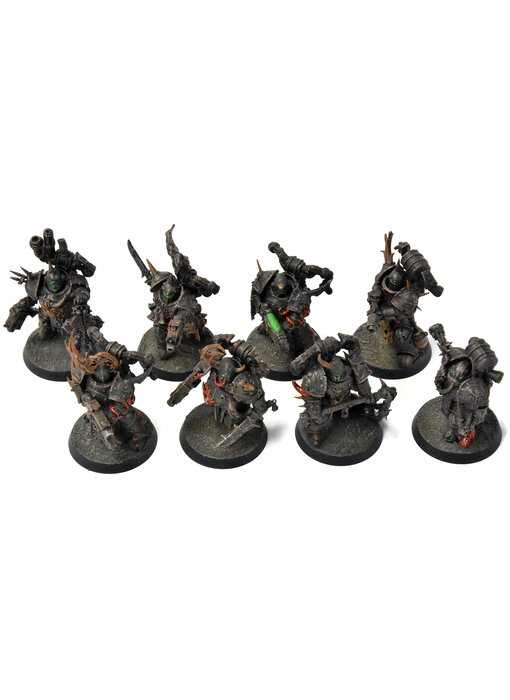 DEATH GUARD 8 Plague Marines #1 Warhammer 40K WELL PAINTED