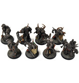 Games Workshop DEATH GUARD 8 Plague Marines #1 Warhammer 40K WELL PAINTED