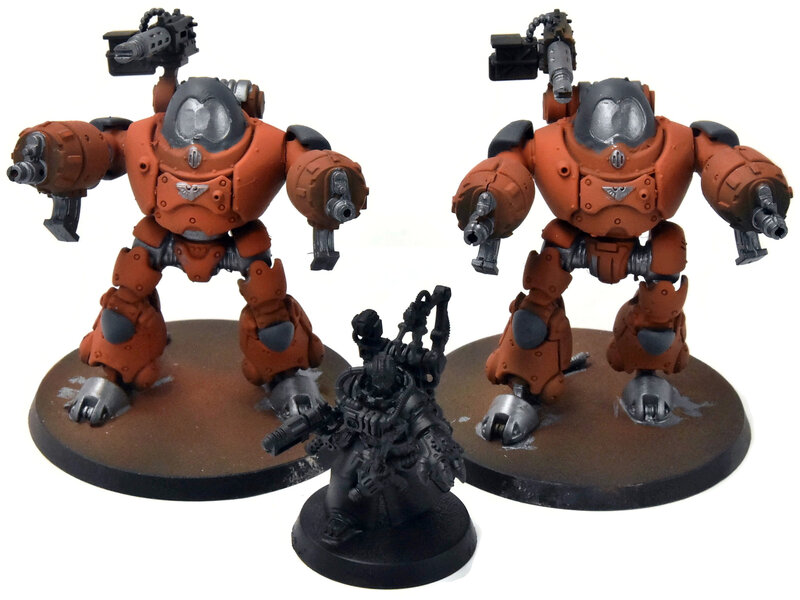 Games Workshop ADEPTUS MECHANICUS 2 Kastelan Robots with datasmith #1 Warhammer 40K