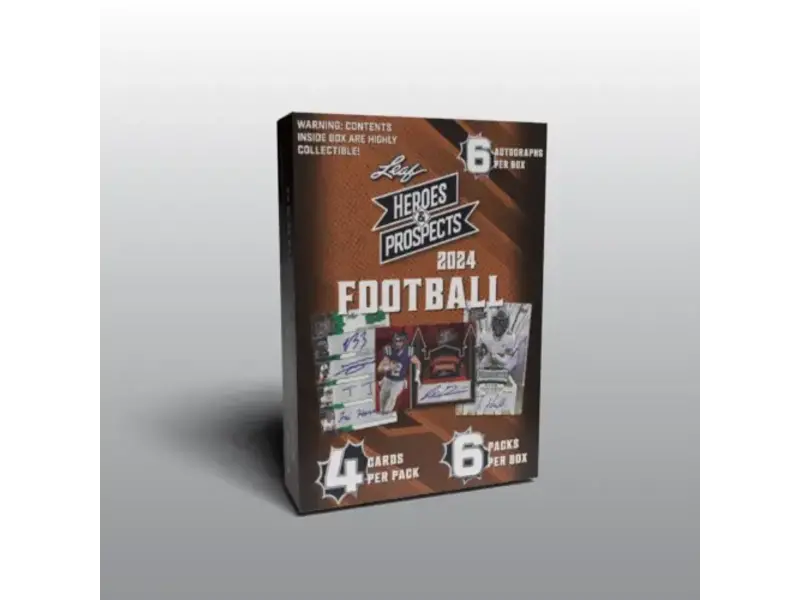 2024 Leaf Heroes & Propects Football Hobby Box