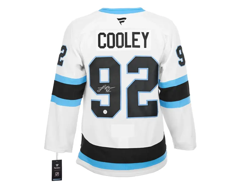 Fanatics Logan Cooley Utah Autographed Fanatics Premium Jersey