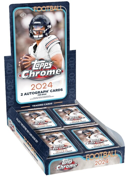 2024 Topps Chrome Football Hobby Box
