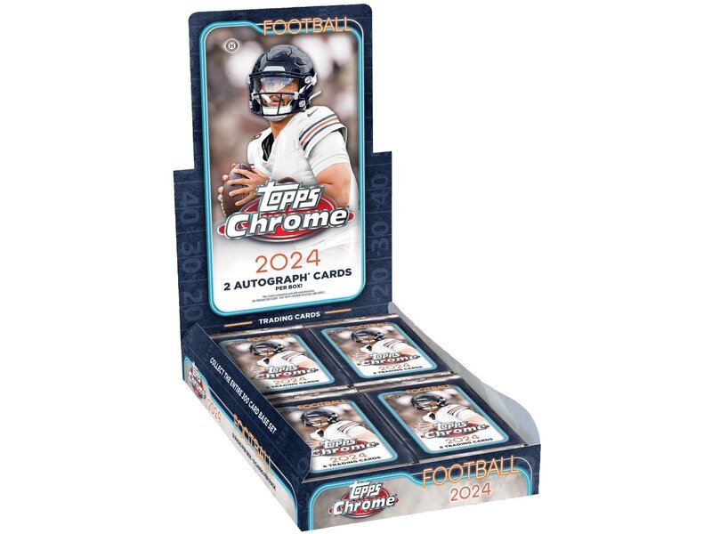 Topps 2024 Topps Chrome Football Hobby Box