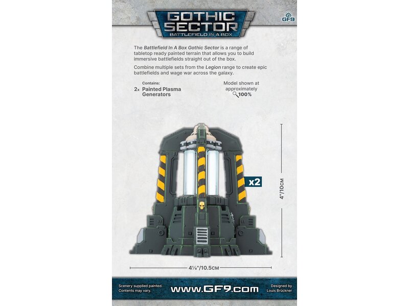 Battlefield in a Box Battlefield In A Box - Gothic Sector Legion Plasma Generators